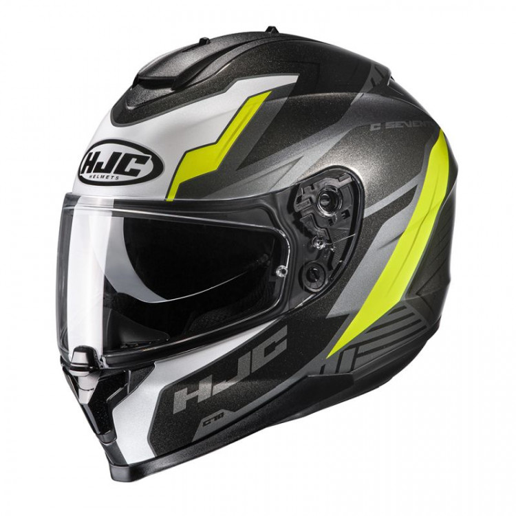 Hjc yellow hot sale helmet